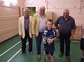 1er Sylvain Gobinet bien entoure par les membres de la mairie